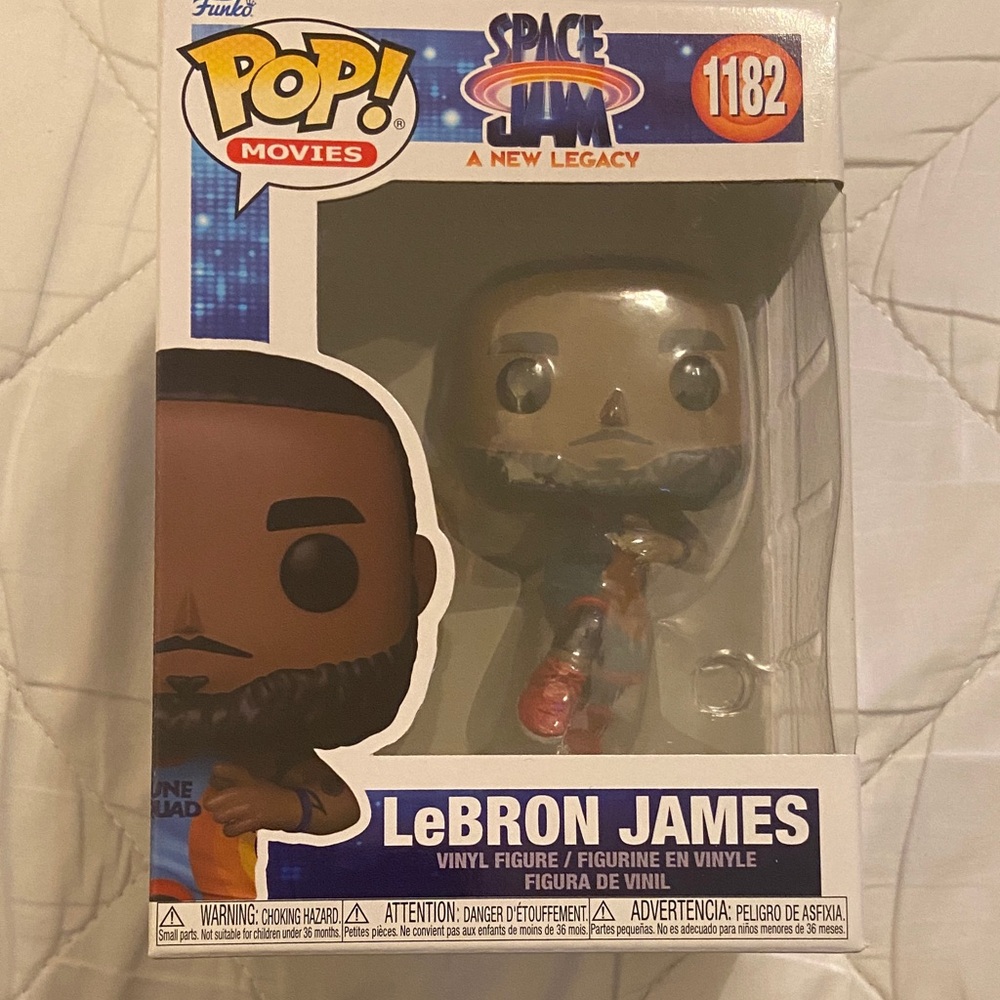 Funko Pop Space‎ Jam LeBron James Figure - Blue and Brown